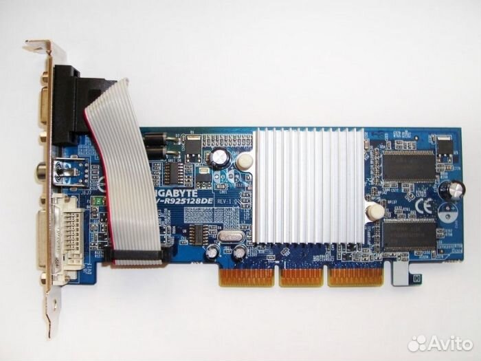 Видеокарта AGP Gigabyte GV-R925128DE-RH/128Mb/V/D