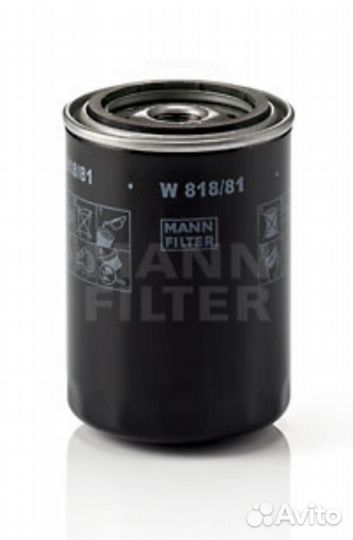 Mann-filter W 818/81 Фильтр масляный