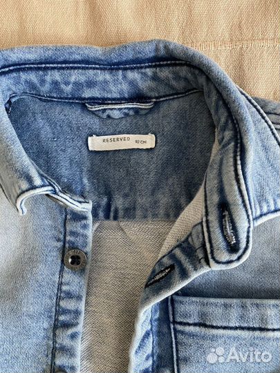 Джинсовая рубашка мальчику 92 reserved