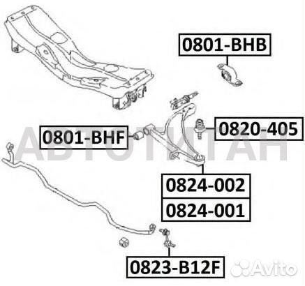 Опора шаровая subaru/ legacy B11/ B12 impreza G10s