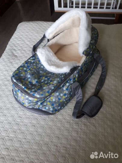 Сумка переноска, вкладыш в коляску для грудничка