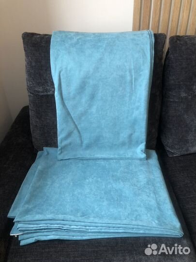 Плотные шторы 2 шт Estudi Blanco