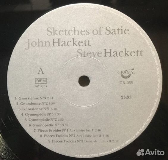 Винил Hackett – Sketches Of Satie LP