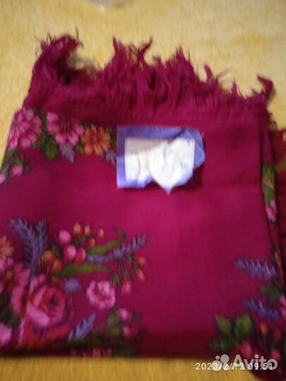 Павлопосадский платок СССР 95*95