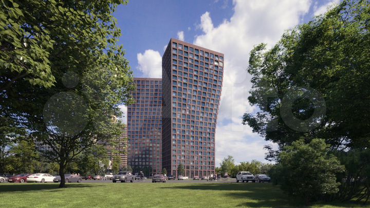 2-к. квартира, 46,6 м², 13/25 эт.