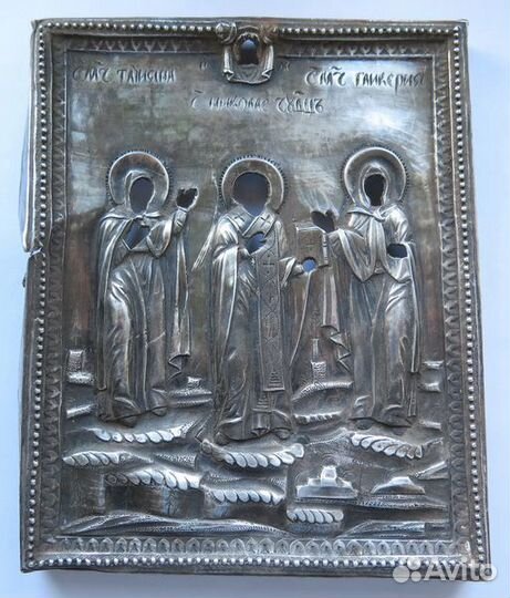 Серебренный оклад 1824 года,Калуга