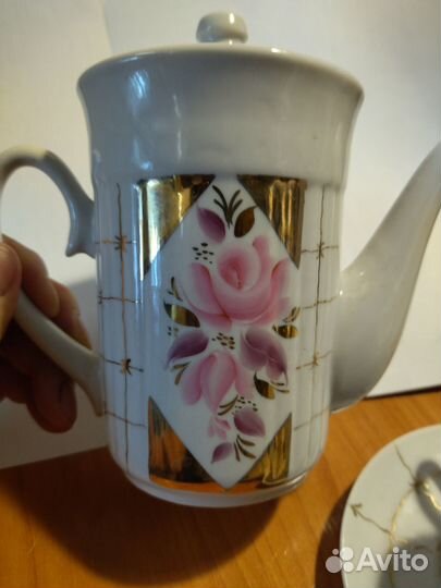 Мини кофейный сервиз «Роза»