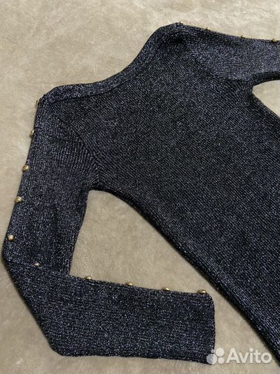 Платье лапша с люрексом