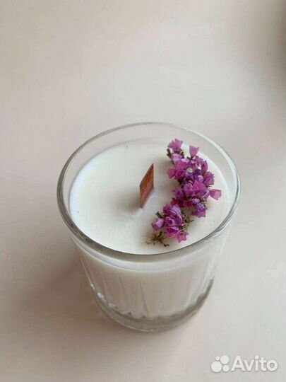 Ароматическая свеча. свечи. соевый воск