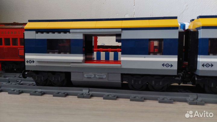 Lego city trains вагоны Вип, пассажирский