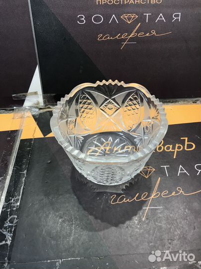 Салатник хрусталь СССР