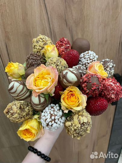 Букет из клубники в шоколаде подарок