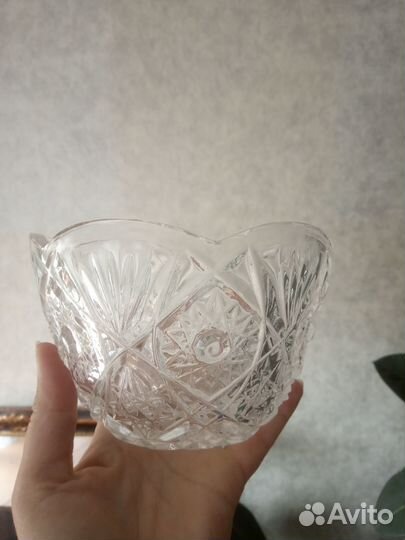 Салатник хрусталь СССР