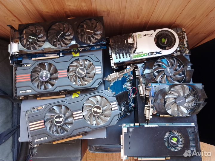 Видеокарты RadeonHD GeForce GTX от 512mb до 2Gb