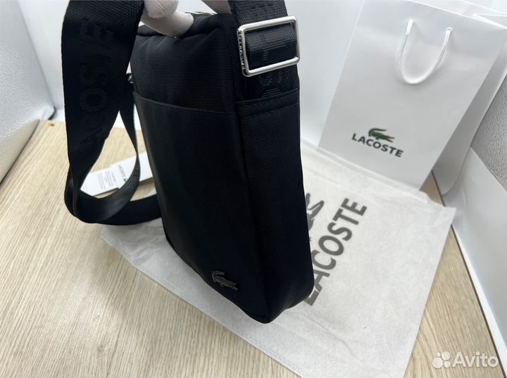 Сумка мужская lacoste тканевая