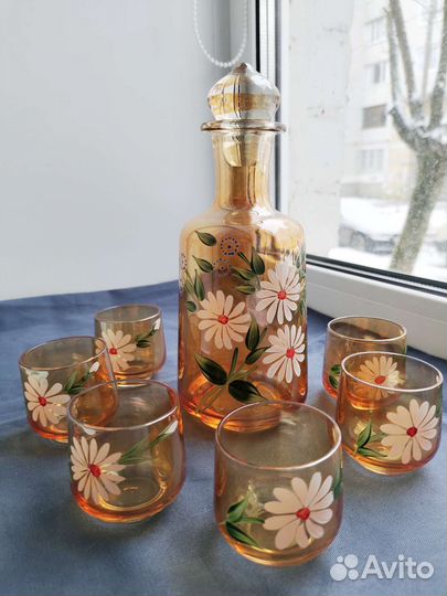 Графин с рюмками СССР