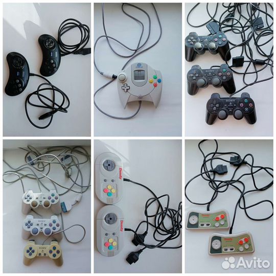 Джойстики dendy,sega,sony ps2,sony ps 1,Dreamcast