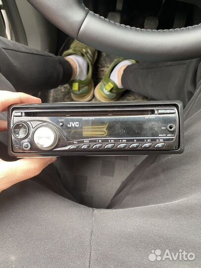 Магнитола 1 din jvc kd-r207