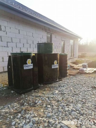 Установка канализации септик под ключ