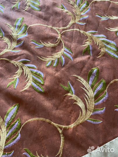 Покрывало плед шелк 100 Вышивка