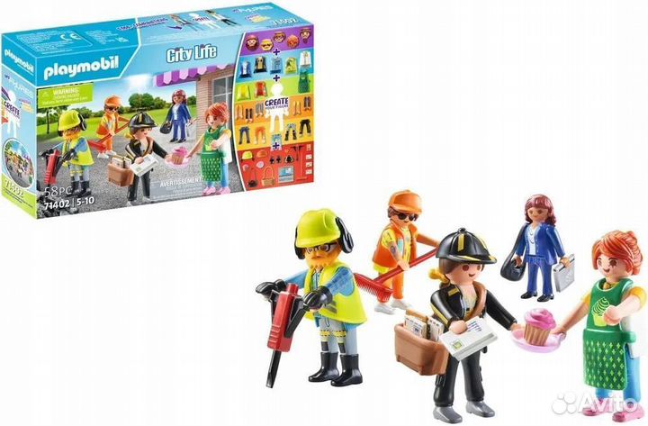 Игровой набор Playmobil 71402 My Figures Профессии