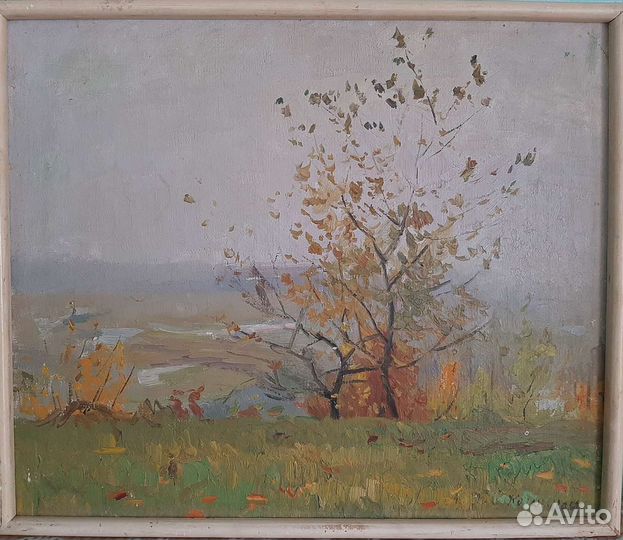 Картина. Осенний пейзаж. Холст. Масло
