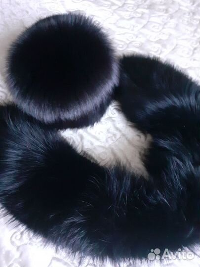 Продаю меховую шапку с воротником