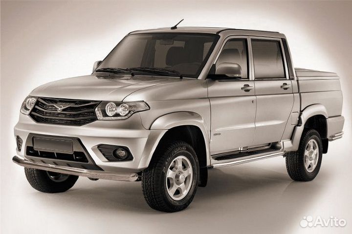 Защита переднего бампера UAZ pickup (2014)