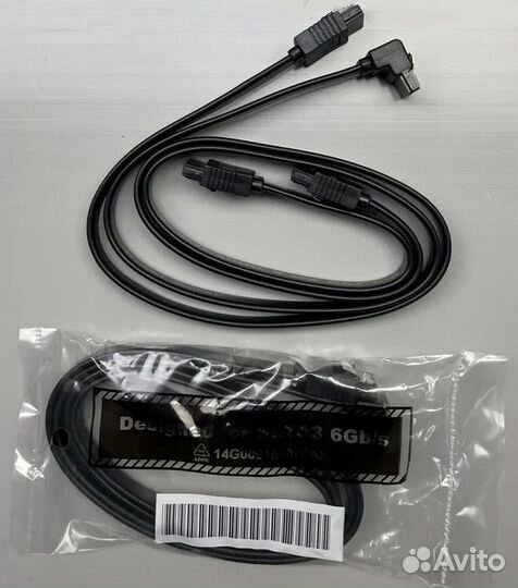 Кабель SATA для подключения HDD и SSD дисков 2шт