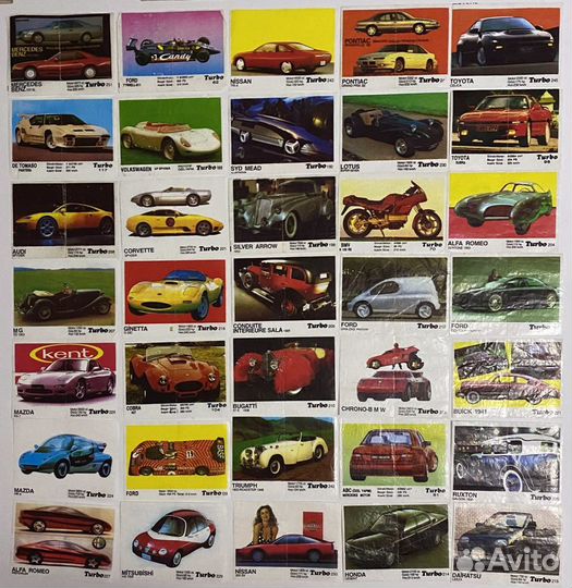 Вкладыши от жвачки turbo этикетка