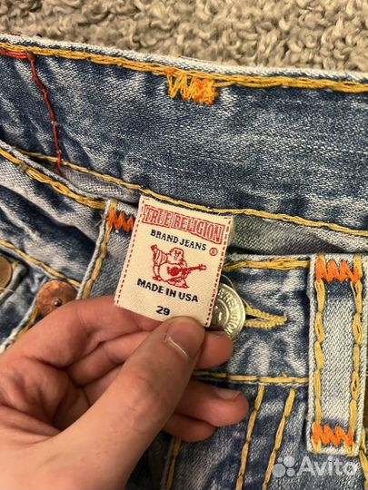Джинсы true religion joey super t клеш