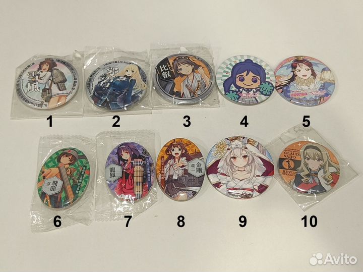 Аниме значки