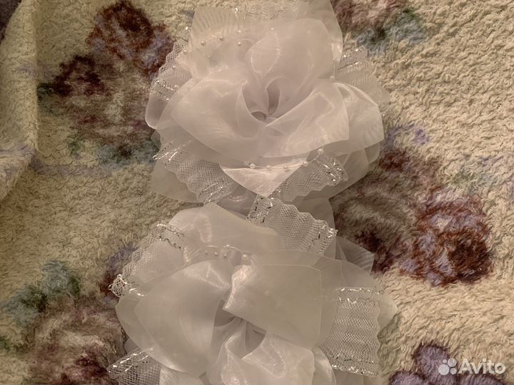 Банты белые для волос