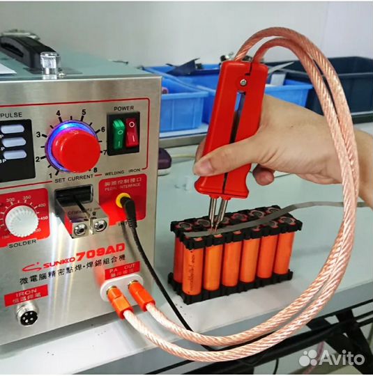 Делаем точечную сварку аккумуляторов Ni-Cd Li-ion