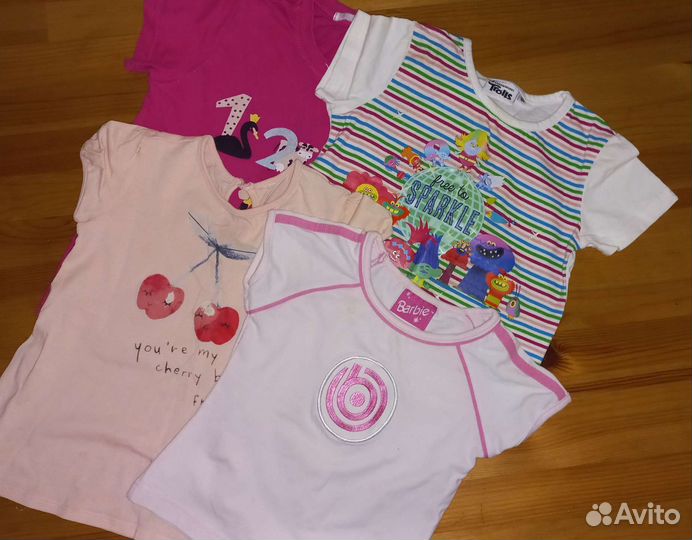 Летние платья пакетом для девочек 74 80 98 104