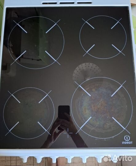 Плита электрическая стеклокерамика Индезит