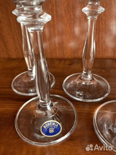 Фужеры бокалы богемия