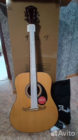 Акустическая гитара Fender (Фендер) FA-125 walnut