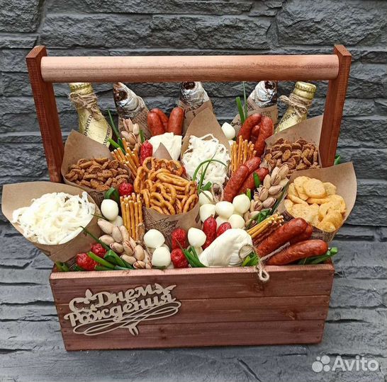 Букет для мужчины. Съедобные букеты