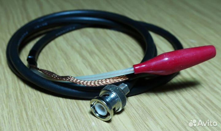 BNC – Крокодил, коаксиальный кабель