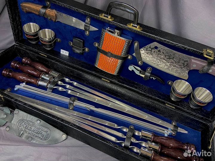 Набор шампуров в кейсе