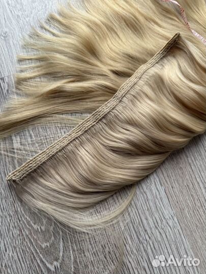 Тресс из натуральных волос 41 см, волна