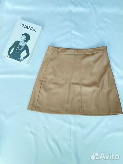 Юбка кожаная Sinsay XL