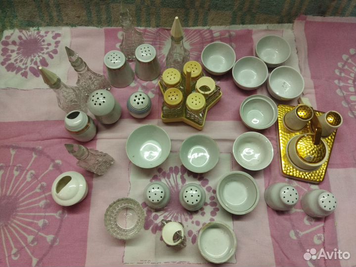 Солонки перечницы горчичницы СССР