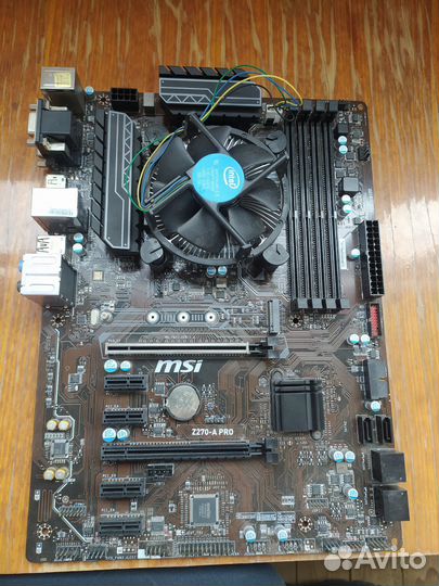 Материнская плата msi z270a-pro