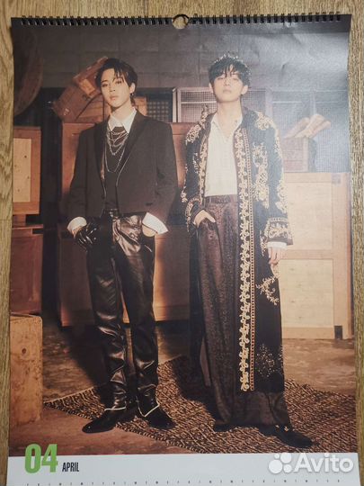 Плакаты постеры BTS календарь 2022г оригинал