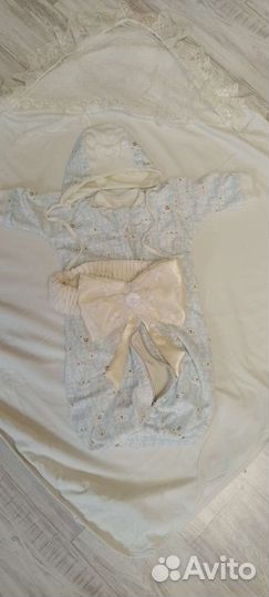 Конверт на выписку для мальчика летний