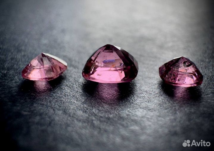 Шпинель лот 3 шт 2,35 ct