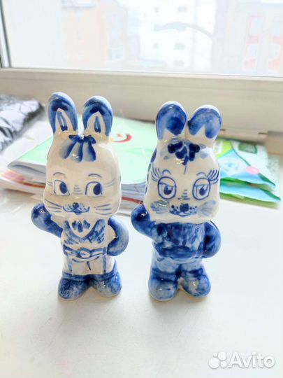 Зайчик, кролик статуэтка символ года