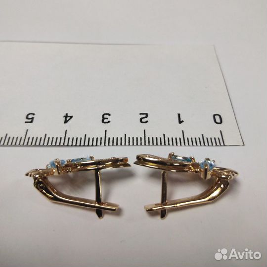 Серьги золотые